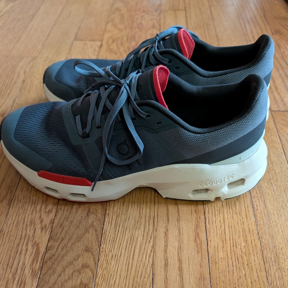 Men's On Cloud Pulse, Stone/Red, 11.5 US - Picture 5 of 8